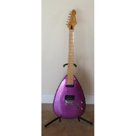 Purple teardrop guitar Image
